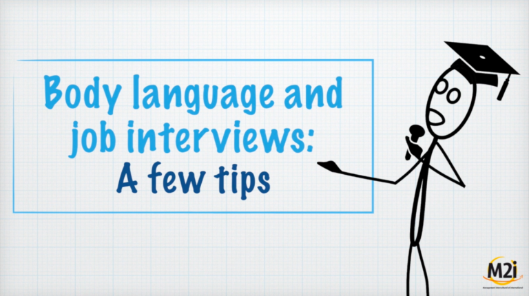 VIDÉO // Body language and job interviews