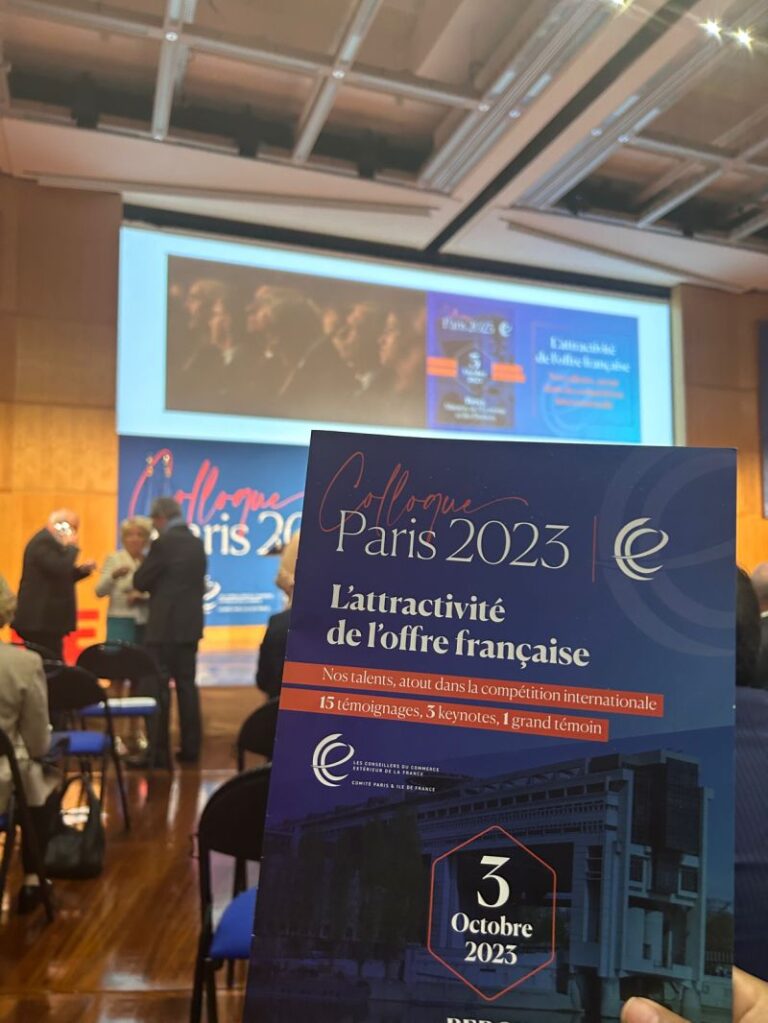 Colloque CCE Paris 2023 : l’attractivité de l’offre française